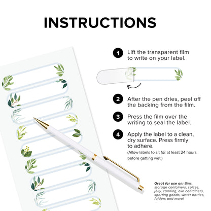 Greenery All Purpose Labels