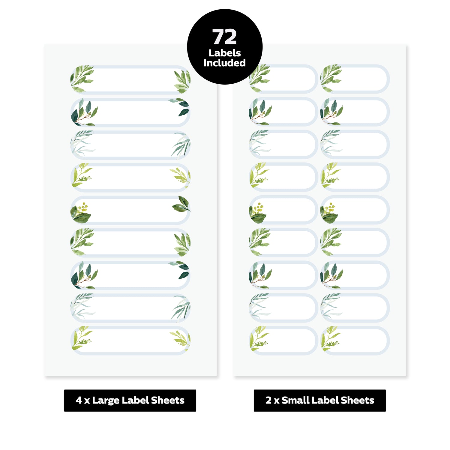 Greenery All Purpose Labels