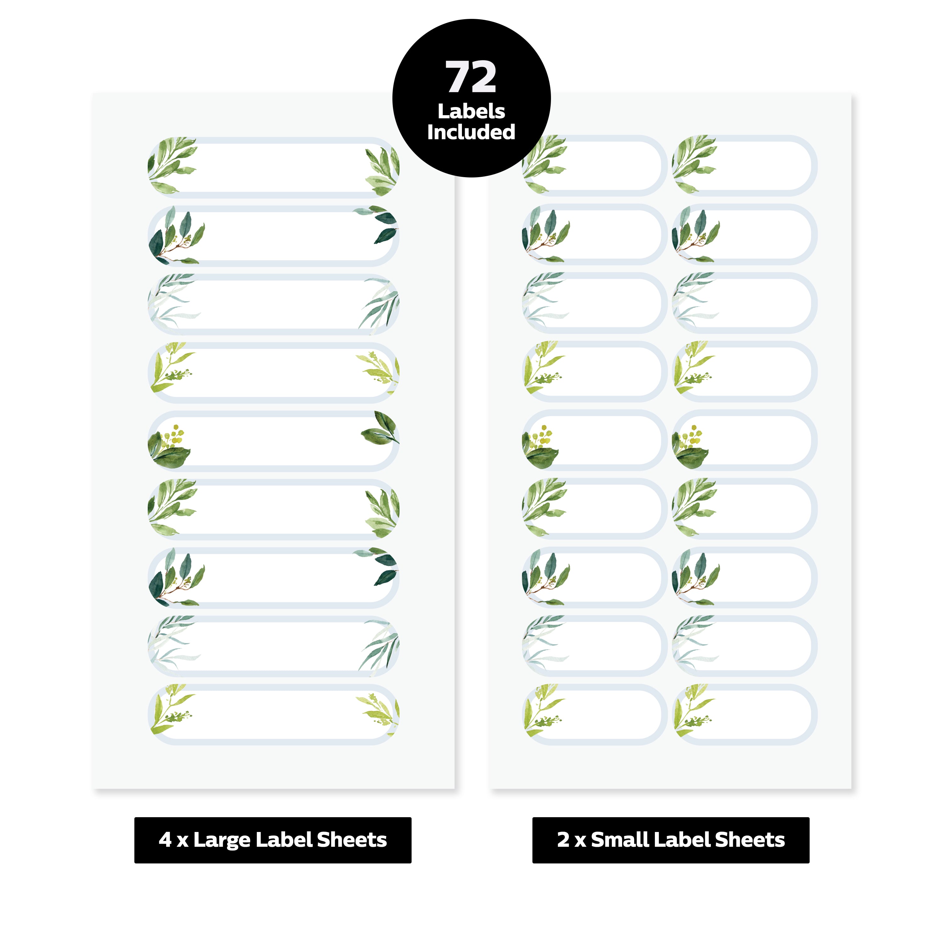 Greenery All Purpose Labels