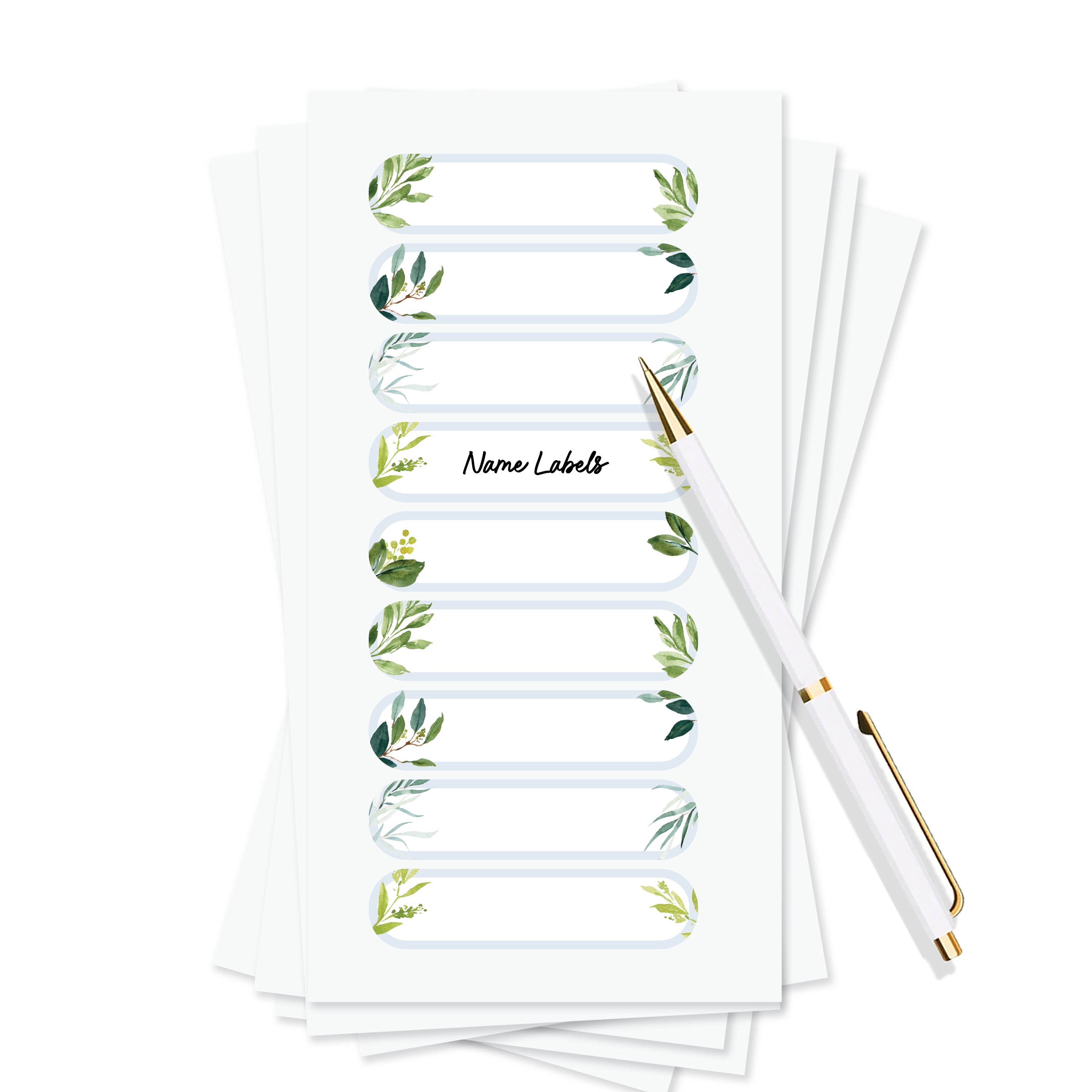 Greenery All Purpose Labels